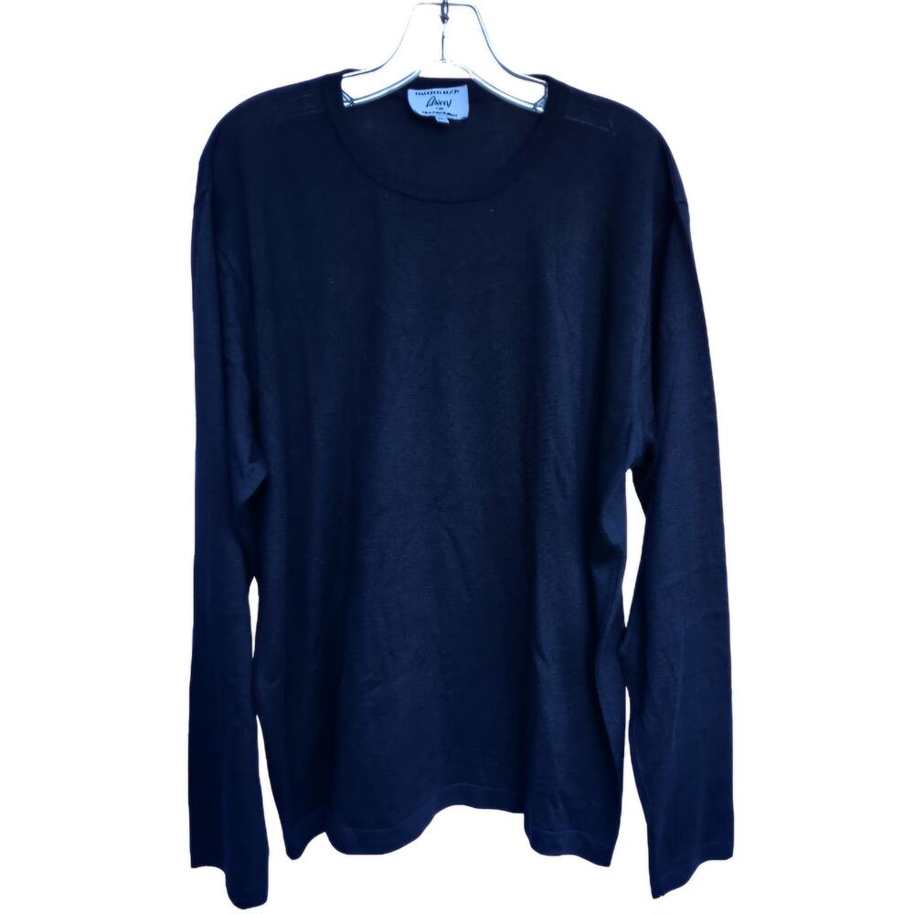 BRIONI for Neiman Marcus Black knit sweater XXL